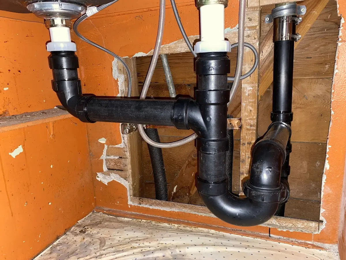 Professional Repiping Services equipment and tools on the job in Hollins